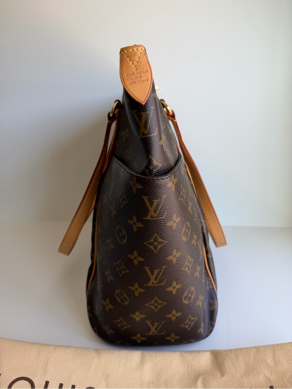 Authentic Louis Vuitton Totally GM Monogram Canvas Shoulder Handbag Tote Purse - Picture 7 of 15
